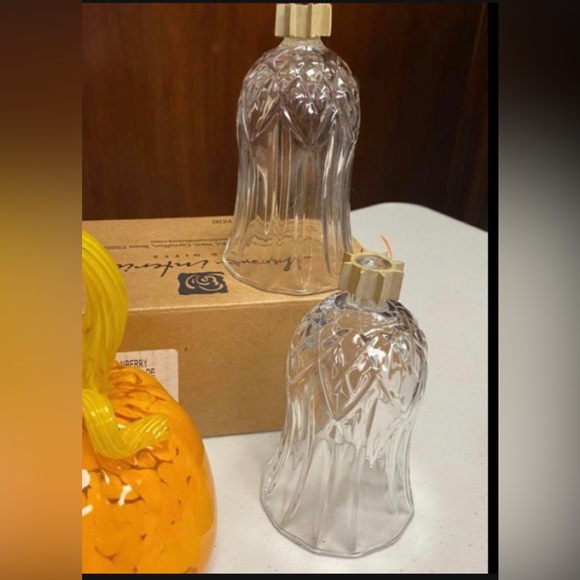 Home interiors and gifts Clear Glass Tiffany votive cups - Picture 1 of 6